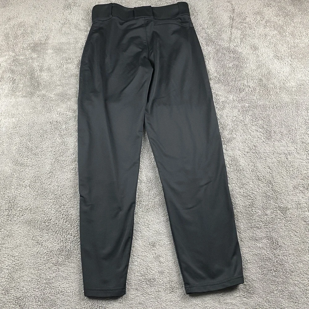 Nike Softball Pants Youth XL Black Athletic Button Flat‎ Front